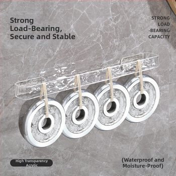 Zexi AS Nástenný stojan na papuče a uteráky do kúpeľne s odvodom - bez vŕtania, prispôsobiteľné spracovanie, súkromná známka k dispozícii