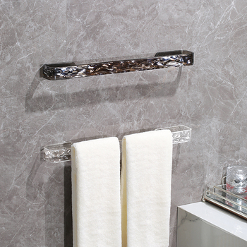 Zexi AS Nástenný stojan na papuče a uteráky do kúpeľne s odvodom - bez vŕtania, prispôsobiteľné spracovanie, súkromná známka k dispozícii