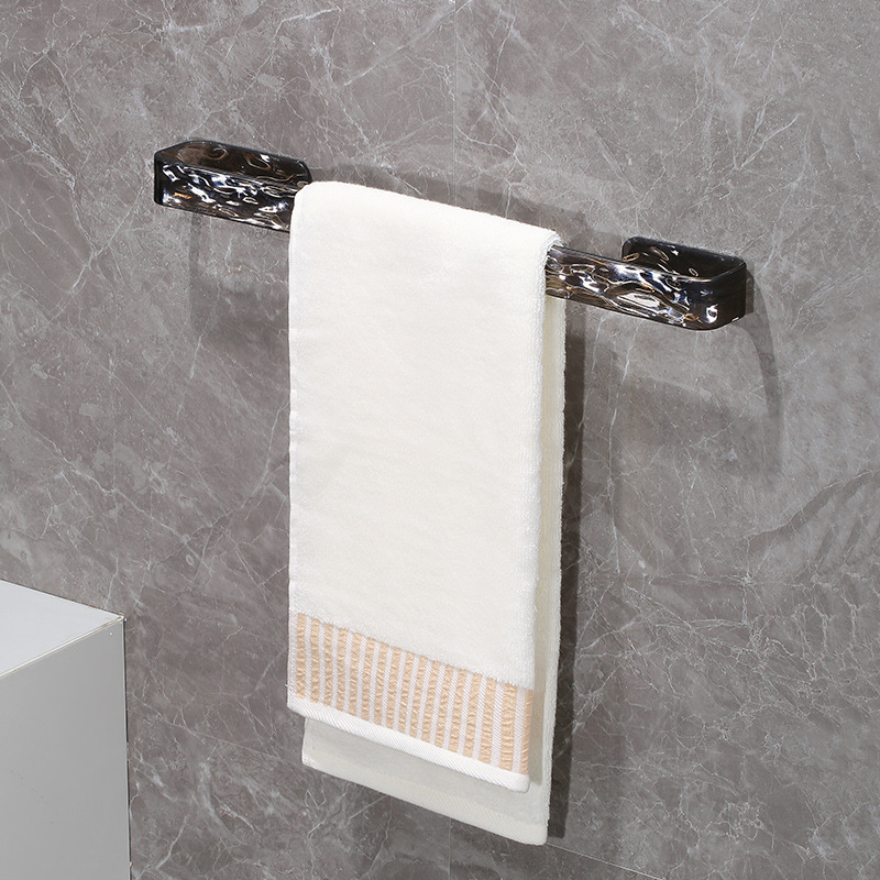 Zexi AS Nástenný stojan na papuče a uteráky do kúpeľne s odvodom - bez vŕtania, prispôsobiteľné spracovanie, súkromná známka k dispozícii