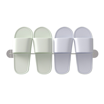 Guangkai Nerezová oceľ nástenný stojan na papuče – montáž bez vrtania, kúpeľňový organizér