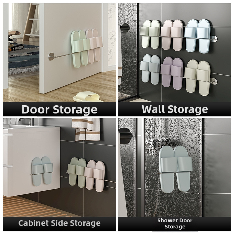 Guangkai Roostevabast terasest seina jalatsiraam — puurimisevaba paigaldus, vannitoa organiseerija