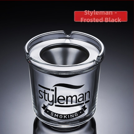 Sklenený popolník s viečkom, proti rozptylu popolov, viacúčelový (do auta, domova, kancelárie)