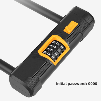 U formos užraktas dviračiui, prekės ženklas JcSp Jianshi, modelis U-lock, plieninis kabelis, svoris 1,6 kg, šiuolaikiškas paprastumas