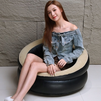 Nafukovacie kreslo pre vonkajšie kempovanie a domáce použitie — Materiál PVC, jednoduchý moderný štýl, Prenosné