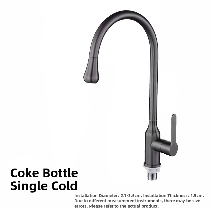 Kuchynský kohút Seamans, model XMS-3811H, nerezová oceľ, 1,6 MPa, keramický ventil