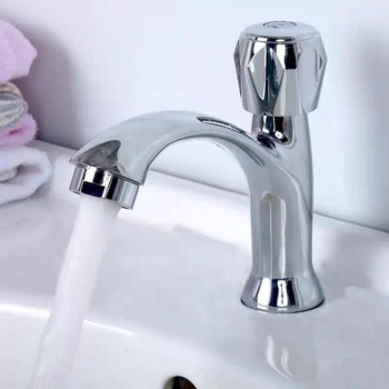 Seamans batéria na umývadlo zo zinkovej zliatiny, vysoký výtok, jediný studený prúd, keramický ventil, model XMS-3118