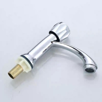 Seamans batéria na umývadlo zo zinkovej zliatiny, vysoký výtok, jediný studený prúd, keramický ventil, model XMS-3118