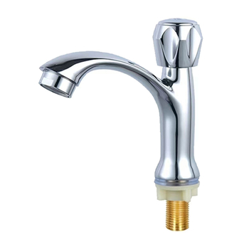 Seamans batéria na umývadlo zo zinkovej zliatiny, vysoký výtok, jediný studený prúd, keramický ventil, model XMS-3118