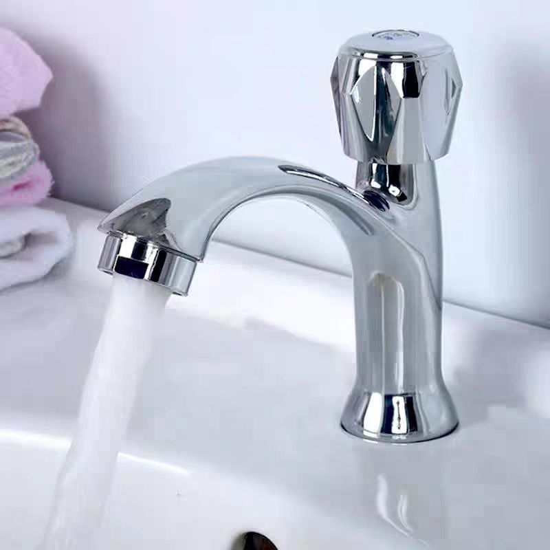 Seamans batéria na umývadlo zo zinkovej zliatiny, vysoký výtok, jediný studený prúd, keramický ventil, model XMS-3118