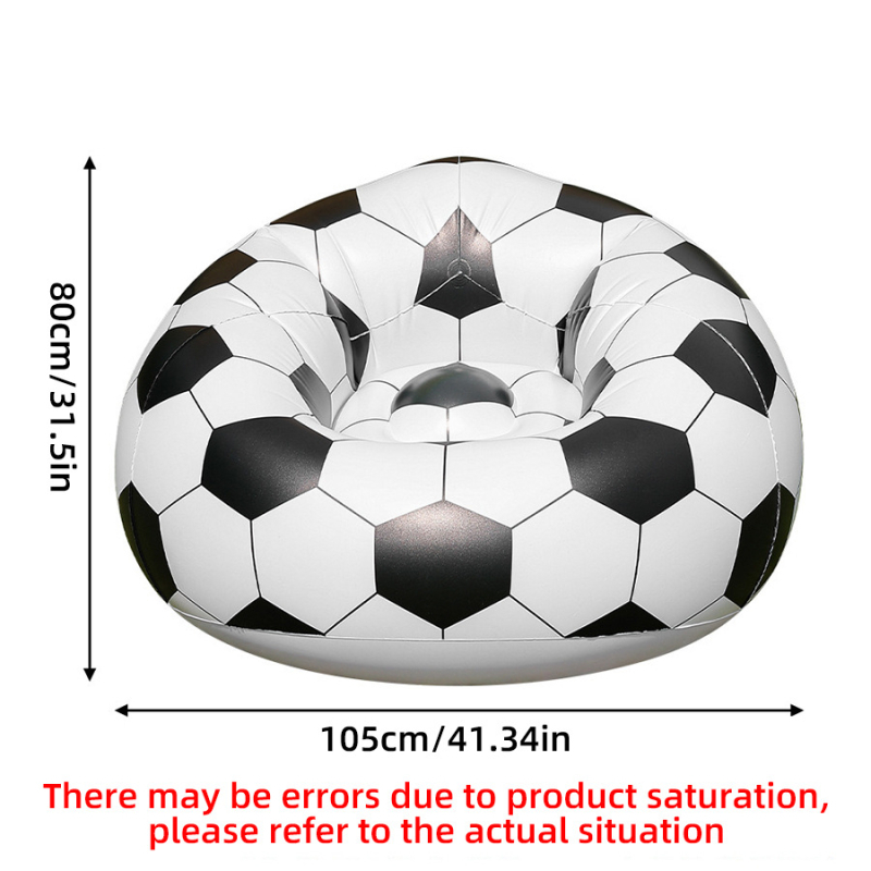 Надуваем диван във форма на футбол/баскетбол за вътрешна и външна употреба, PVC повърхност, SF370, максимално натоварване 100 кг