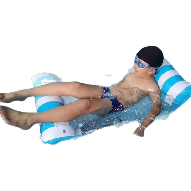 Skladaná plávacia posteľ na vodu so záchrannou vestou – Materiál: Eco-friendly PVC; Číslo produktu: Other; Značka: Other; Kategória produktu: Other
