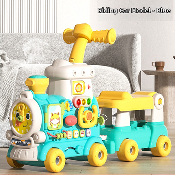 Viacúčelové chodítko-hračka pre bábätká — plastová konštrukcia, unisex, vek 0–3 rokov