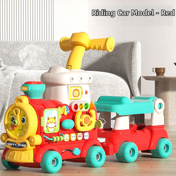 Viacúčelové chodítko-hračka pre bábätká — plastová konštrukcia, unisex, vek 0–3 rokov