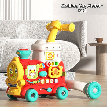 Viacúčelové chodítko-hračka pre bábätká — plastová konštrukcia, unisex, vek 0–3 rokov