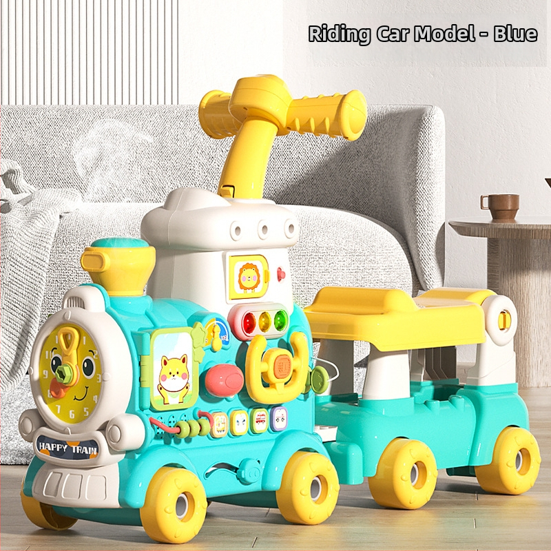 Viacúčelové chodítko-hračka pre bábätká — plastová konštrukcia, unisex, vek 0–3 rokov