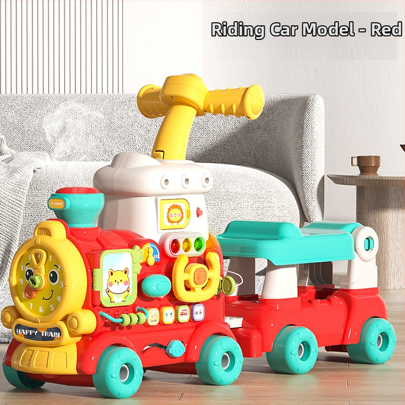 Viacúčelové chodítko-hračka pre bábätká — plastová konštrukcia, unisex, vek 0–3 rokov