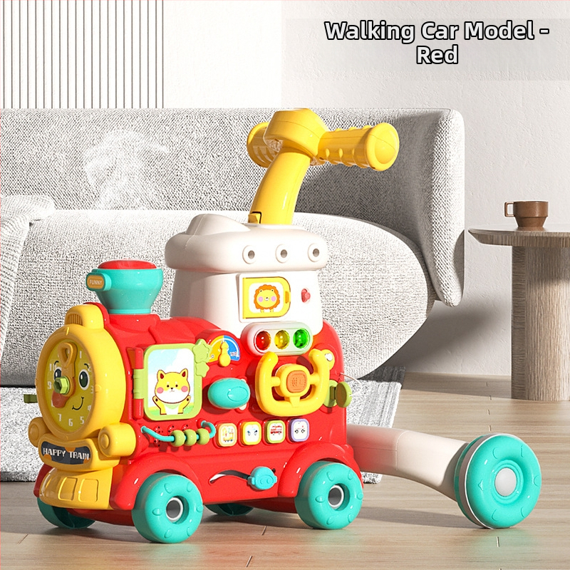 Viacúčelové chodítko-hračka pre bábätká — plastová konštrukcia, unisex, vek 0–3 rokov