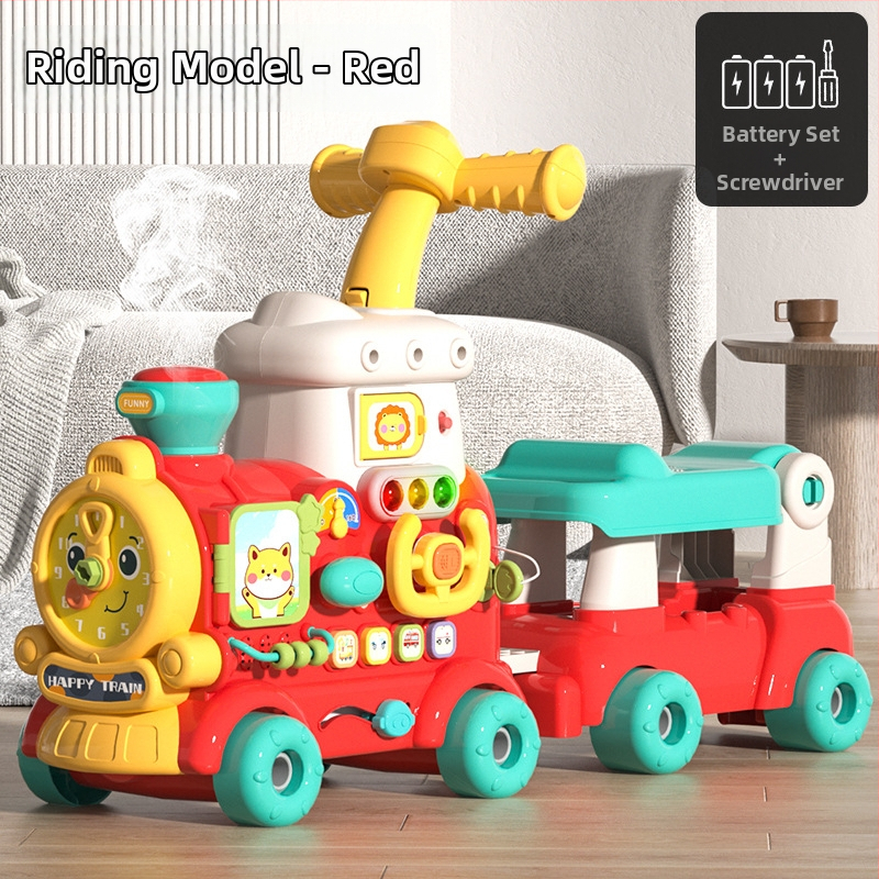 Viacúčelové chodítko-hračka pre bábätká — plastová konštrukcia, unisex, vek 0–3 rokov