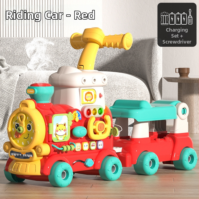 Viacúčelové chodítko-hračka pre bábätká — plastová konštrukcia, unisex, vek 0–3 rokov