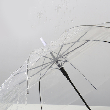 Dáždnik s dlhým držadlom a poloautomatickým otváraním, 8 oceľových ramien, UPF 40+, polomer 42–52 cm