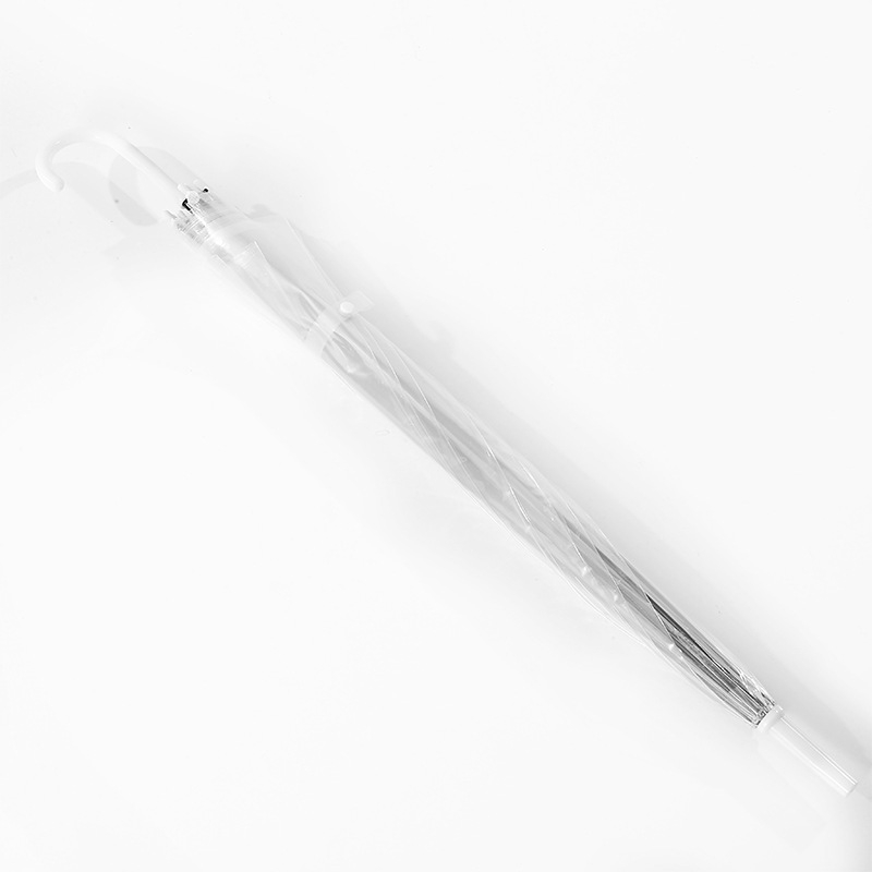 Dáždnik s dlhým držadlom a poloautomatickým otváraním, 8 oceľových ramien, UPF 40+, polomer 42–52 cm