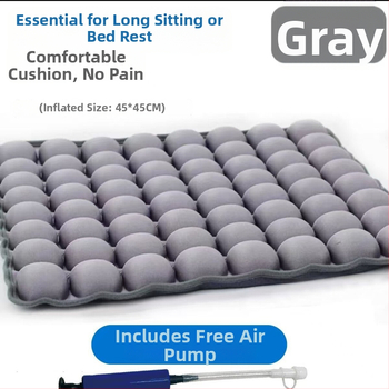 Nafukovací sedací vankúš proti dekubitom, 3D dizajn pre kanceláriu, štýl kórejský, výplň z kúskov peny, materiál: polyester, prispôsobiteľný, vhodný pre pohovky, obývaciu izbu a aj do auta