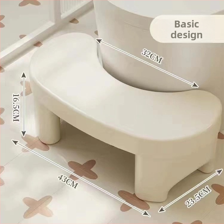 Plastová stolička na toaletu od značky Friendly, nepohyblivá, na domáce použitie, vyrobené v Taizhou