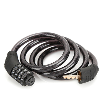 Horský bicykel štvordigitová kombinačná zámka s kovovým reťazom