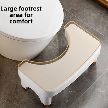 Regulovateľná toaletná stolička pre nohu, PP materiál, Nezložiteľná, Značka: Iná