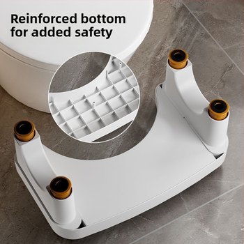 Regulovateľná toaletná stolička pre nohu, PP materiál, Nezložiteľná, Značka: Iná