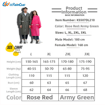 Jednodielne dažďové pončo pre dospelých, polyester, PU vodotesný povrch, reflexný pruh, na bicyklistiku a turistiku