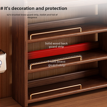 Stolový organizér - 3-vrstvový masívny drevený regál, bez montáže, viacúčelový