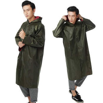 Dospelý dážďový pončó z Oxford materiálu, hrubý štýl, s PVC vodotesnou vrstvou, turistické oblečenie do dažďa