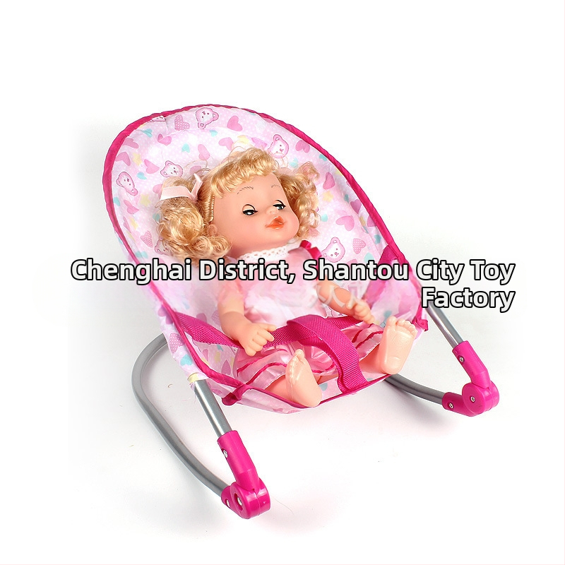 Spēļu mājiņas rotaļlietu komplekts ar ratiņiem un šūpēm – plastmasas, 4–6 gadi, 200–500 g