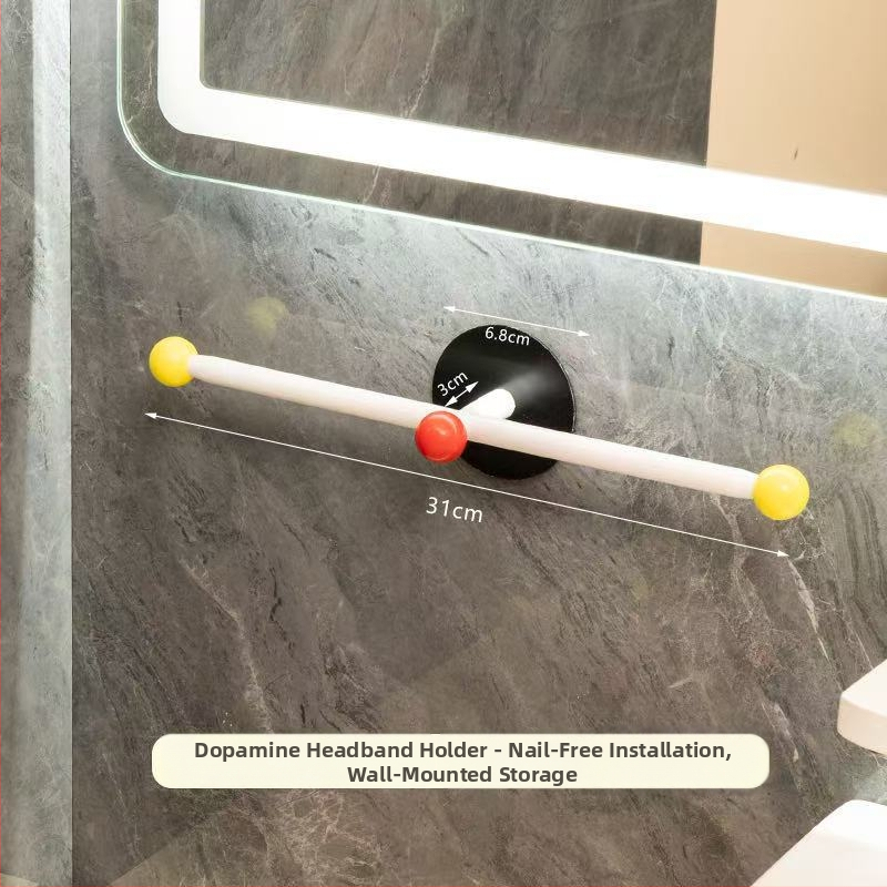 Nástený držač doplnkov vlasov - kov a PP, značka Yijuju, model xxx4564879, medzinárodný vývoz exkluzívny zdroj