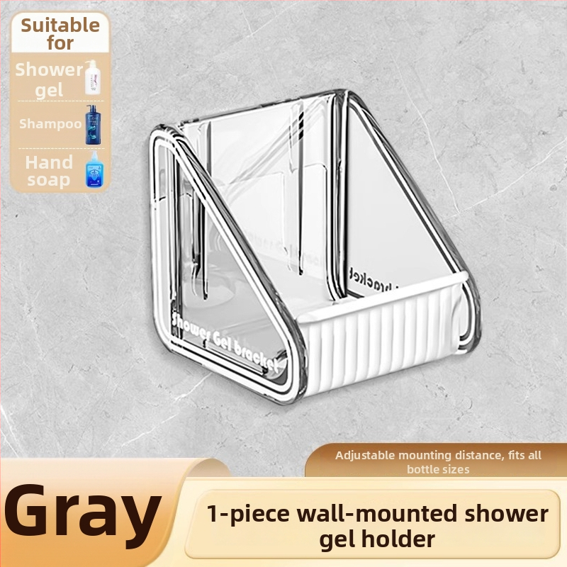 Seinasse paigaldatav dušikorraldaja tugeva konksuga – puurimata paigaldus, 2 tk pakis, 3 kg kandevõime, 1 taseme riiul, šampooni ja dušigeeli hoidik