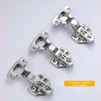 Hydraulický pánt z nehrdzavejúcej ocele 304 s tlmičom nárazu, pomalé zatváranie, odnímateľný, pre zásuvky, skrinky a šatník