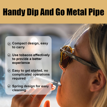 Пушачна тръба - метална, преносима праволинеен цилиндър, марка Jue Fish, модел JUC08-A002-1-GY1