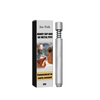 Пушачна тръба - метална, преносима праволинеен цилиндър, марка Jue Fish, модел JUC08-A002-1-GY1