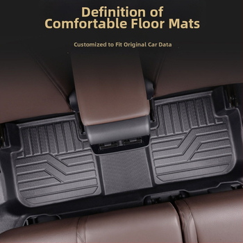 Gabina TPE podlahové rohože pre vyhradený model auta, s upevnením na spony, plne uzavretý práh a trojrozmerný dizajn s vysokým okrajom