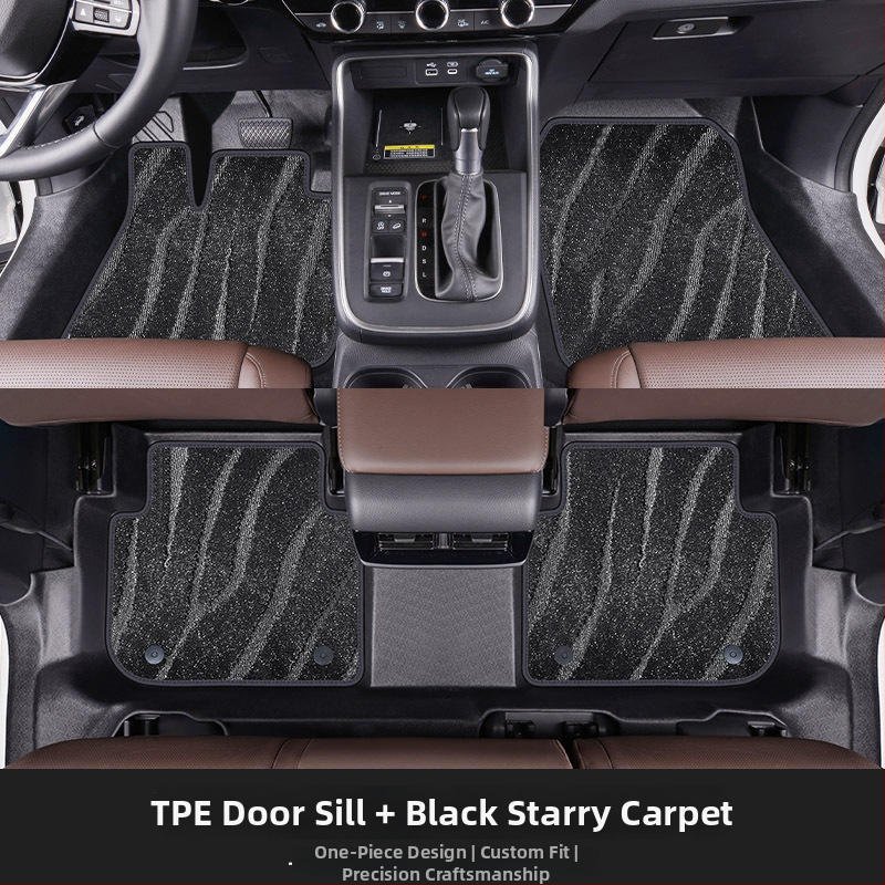 Gabina TPE podlahové rohože pre vyhradený model auta, s upevnením na spony, plne uzavretý práh a trojrozmerný dizajn s vysokým okrajom