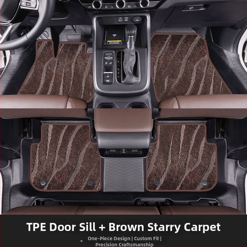 Gabina TPE podlahové rohože pre vyhradený model auta, s upevnením na spony, plne uzavretý práh a trojrozmerný dizajn s vysokým okrajom