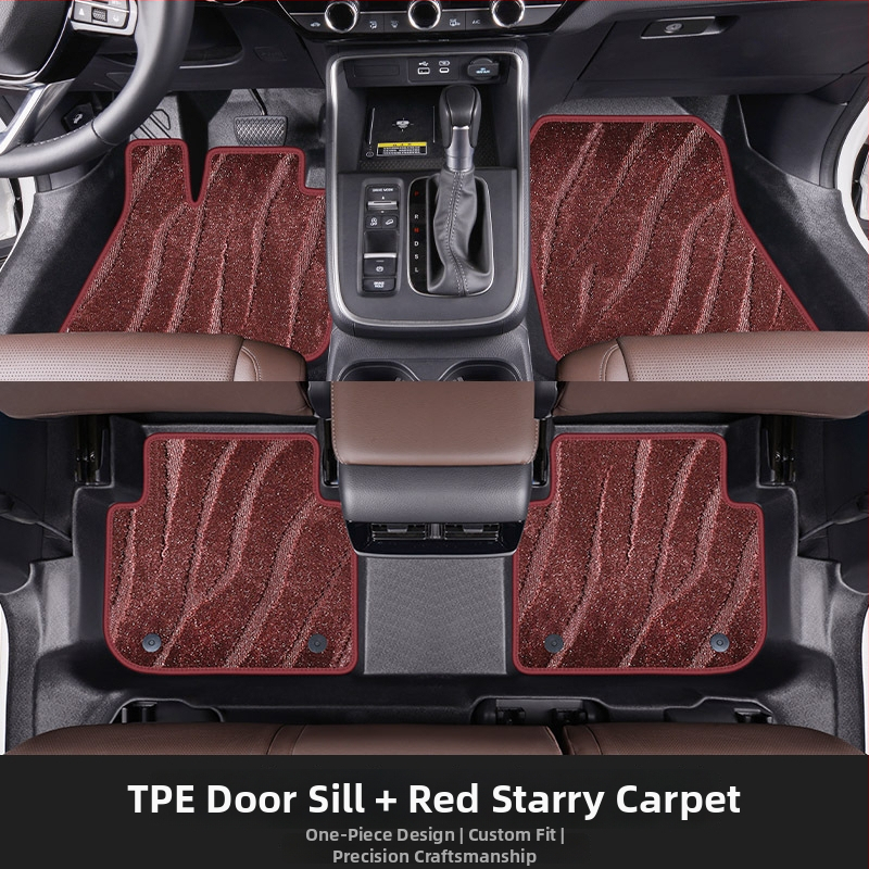 Gabina TPE podlahové rohože pre vyhradený model auta, s upevnením na spony, plne uzavretý práh a trojrozmerný dizajn s vysokým okrajom
