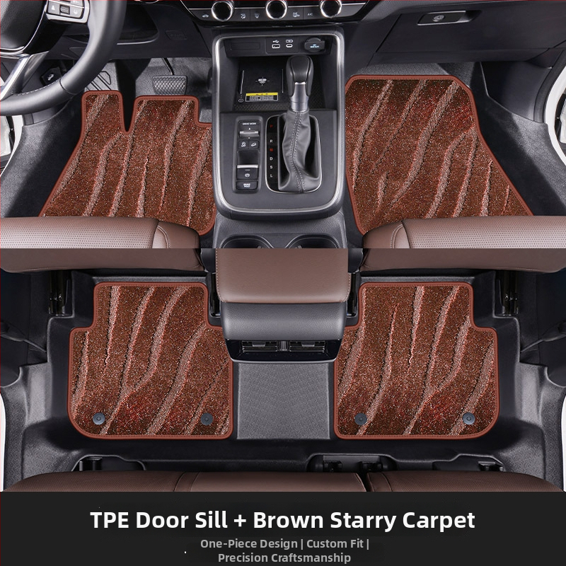 Gabina TPE podlahové rohože pre vyhradený model auta, s upevnením na spony, plne uzavretý práh a trojrozmerný dizajn s vysokým okrajom