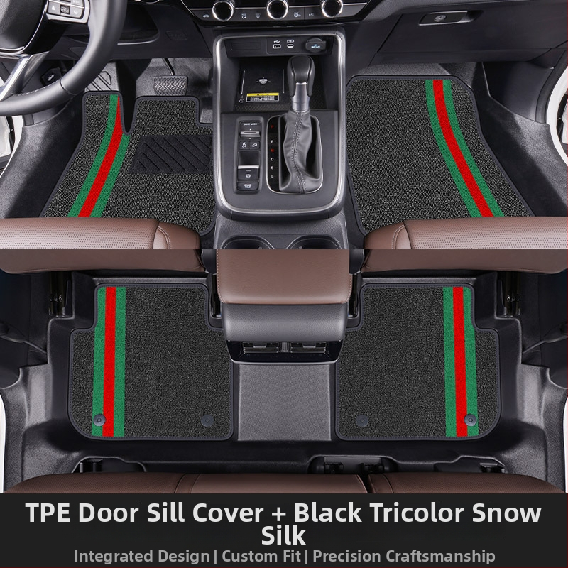 Gabina TPE podlahové rohože pre vyhradený model auta, s upevnením na spony, plne uzavretý práh a trojrozmerný dizajn s vysokým okrajom