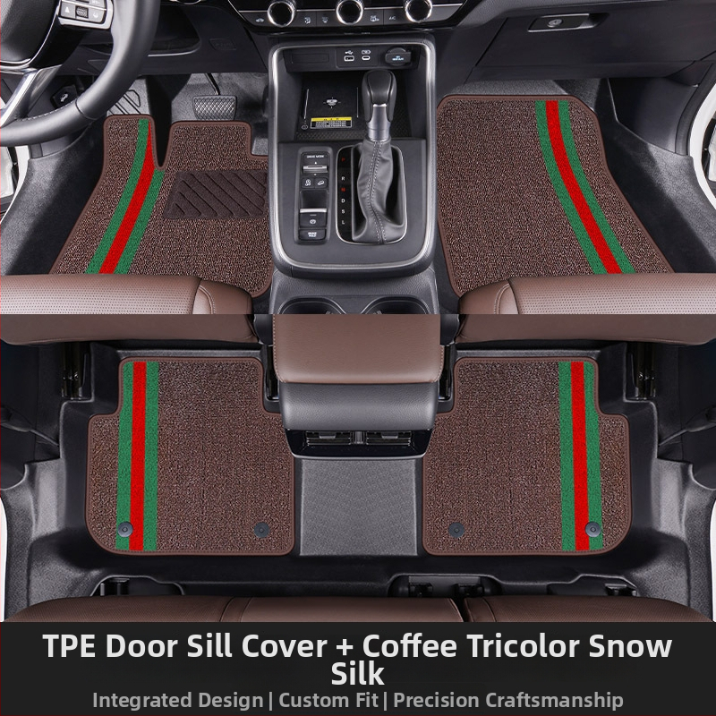 Gabina TPE podlahové rohože pre vyhradený model auta, s upevnením na spony, plne uzavretý práh a trojrozmerný dizajn s vysokým okrajom