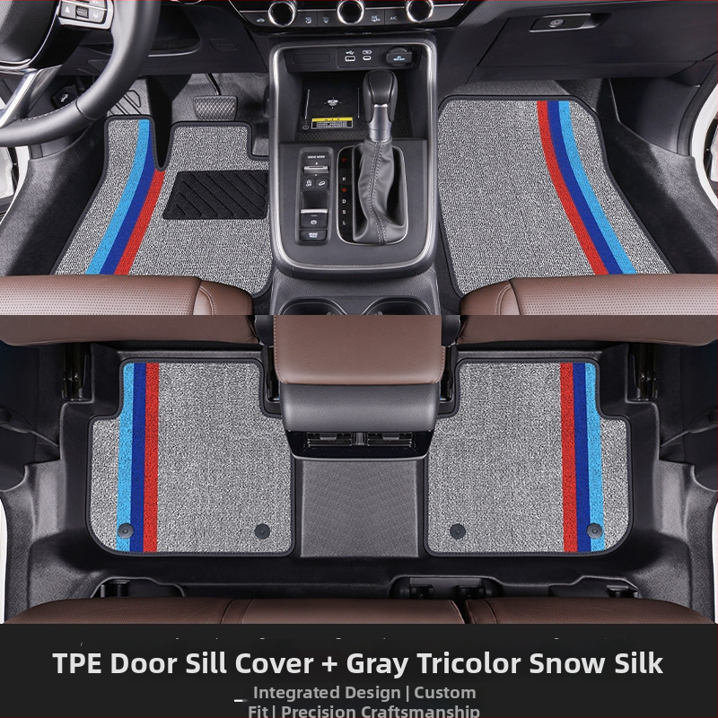 Gabina TPE podlahové rohože pre vyhradený model auta, s upevnením na spony, plne uzavretý práh a trojrozmerný dizajn s vysokým okrajom