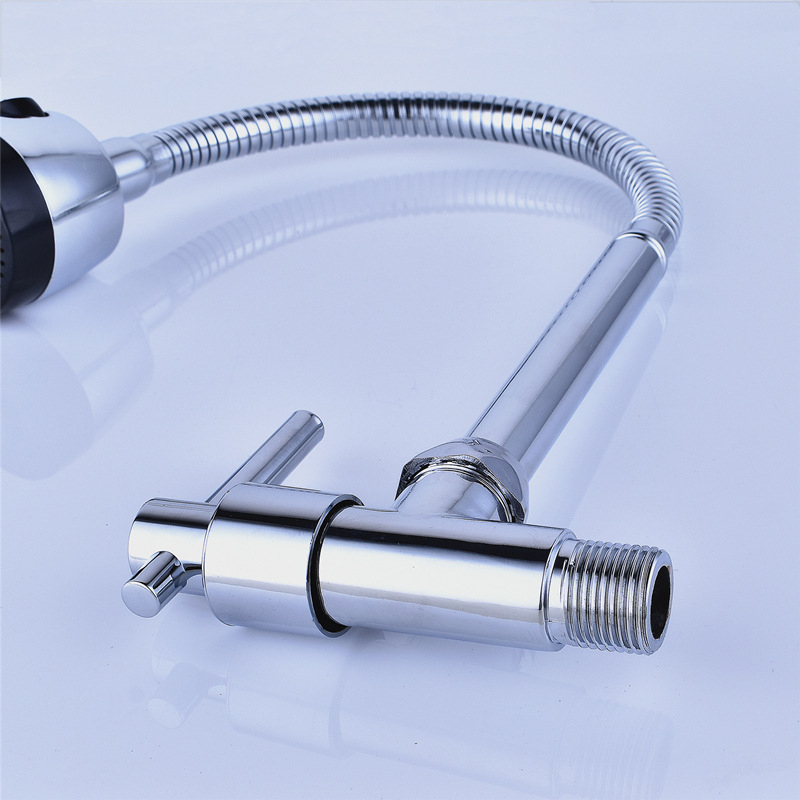 Yellow Nest kuchynský kohútik na drez, otočný, nástenná montáž, studená voda iba, telo zo zinkovej zliatiny