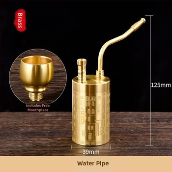 Messingust veepippe komplekt - 4-in-1, kahekordne kasutusvee filtr, kodukujundus