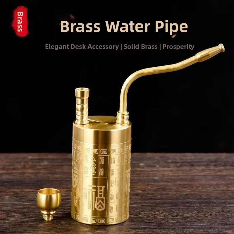 Messingust veepippe komplekt - 4-in-1, kahekordne kasutusvee filtr, kodukujundus